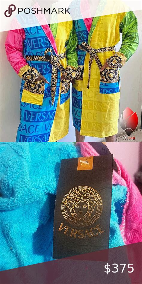 multicolor versace robe|versace robe discount.